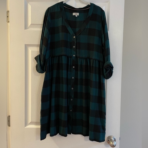 Flannel Dress - Picture 1 of 3